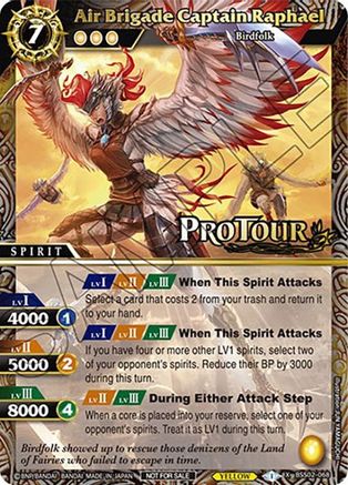 Air Brigade Captain Raphael (X Rare Special Pack Vol. 2) - Battle Spirits Saga Promo Cards - Promo - BSS02-068