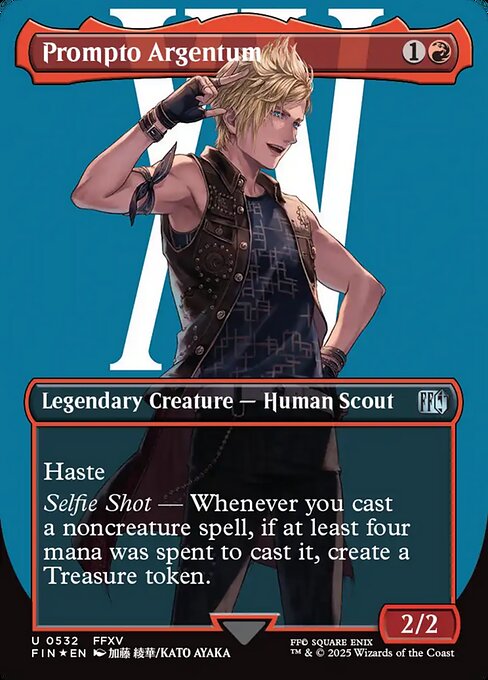 Prompto Argentum (Borderless) (Surge Foil) - FINAL FANTASY - U - 532