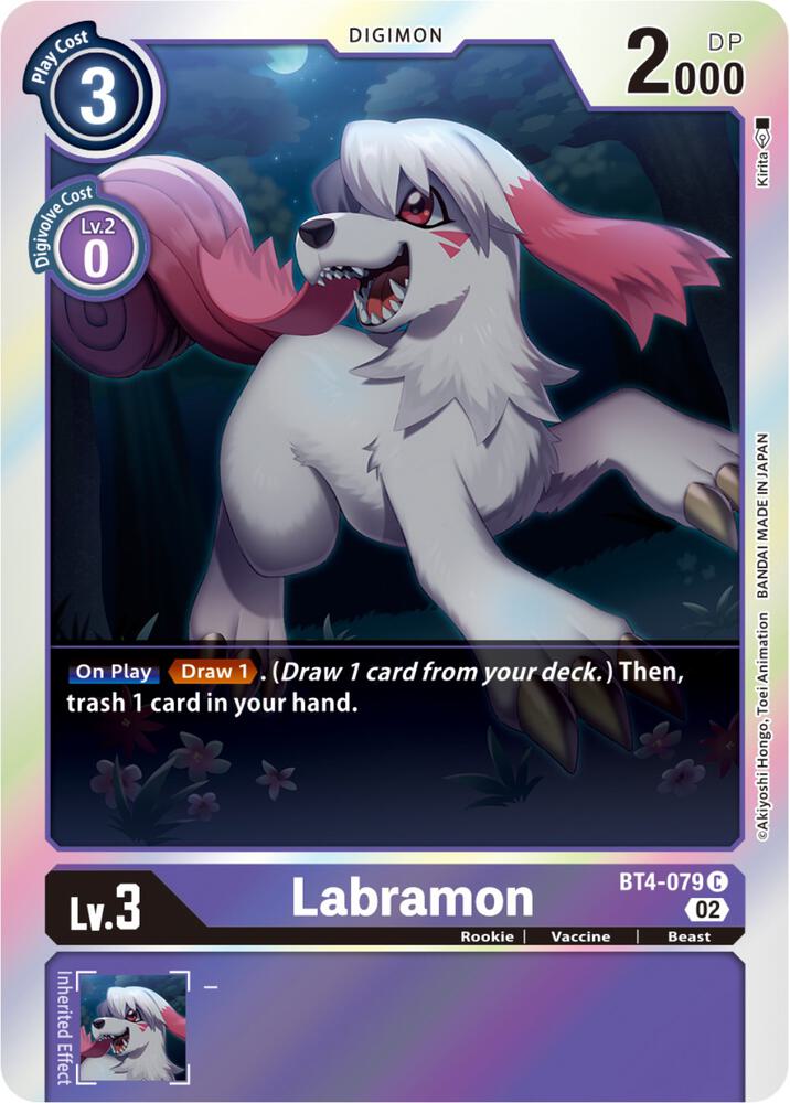 Labramon (Resurgence Booster Reprint) - Resurgence Booster - Common - BT4-079 C