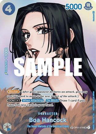Boa Hancock (SP) - Kingdoms of Intrigue - SR - OP01-078