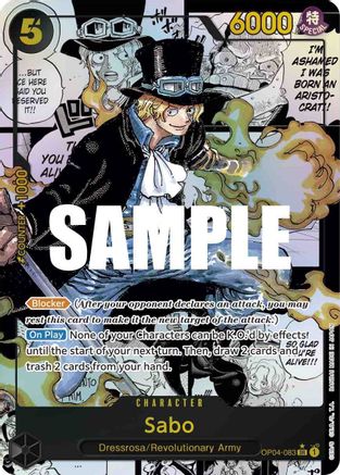 Sabo (Alternate Art) (Manga) - Kingdoms of Intrigue - SR - OP04-083