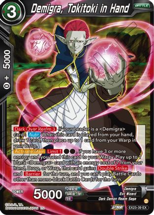 Demigra, Tokitoki in Hand - Expansion Deck Box Set 23: Premium Anniversary Box 2023 - Expansion Rare - EX23-39