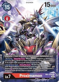 Proximamon (Textured Alternate Art) - Resurgence Booster - Secret Rare - RB1-036 SEC