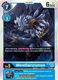 WereGarurumon - P-008 (Resurgence Booster Reprint) - Resurgence Booster - Promo - P-008 P