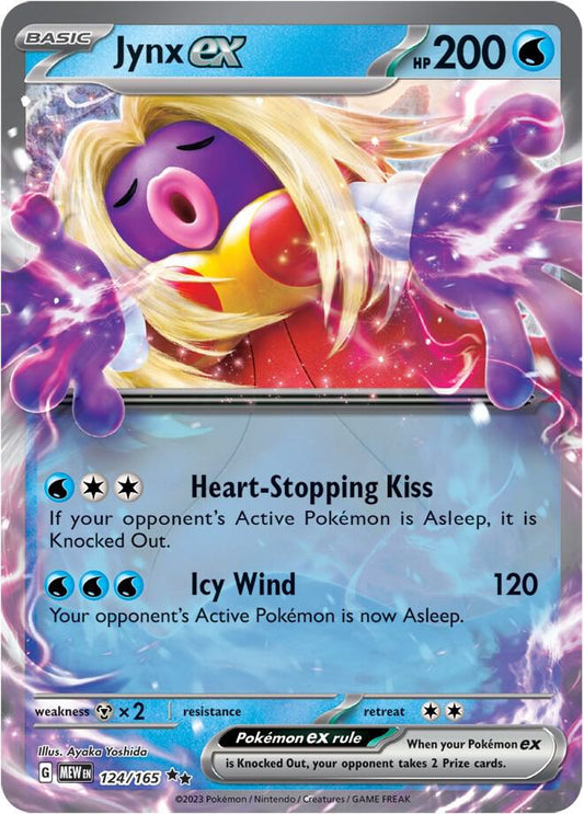 Jynx ex - 124/165 - SV: Scarlet & Violet 151 - Double Rare - 124/165