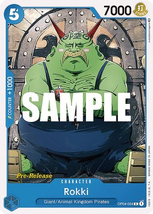 Rokki - Kingdoms of Intrigue Pre-Release Cards - C - OP04-054