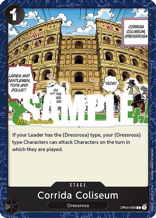 Corrida Coliseum - Kingdoms of Intrigue Pre-Release Cards - C - OP04-096