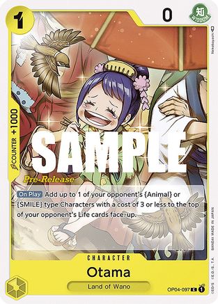 Otama - Kingdoms of Intrigue Pre-Release Cards - C - OP04-097