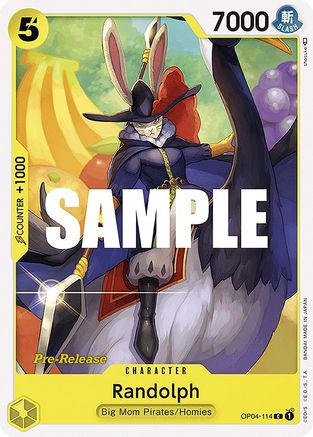 Randolph - Kingdoms of Intrigue Pre-Release Cards - C - OP04-114