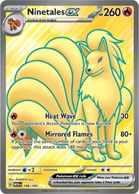 Ninetales ex - 186/165 - SV: Scarlet & Violet 151 - Ultra Rare - 186/165