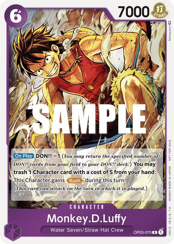 Monkey.D.Luffy (Dash Pack) - Kingdoms of Intrigue - R - OP03-070