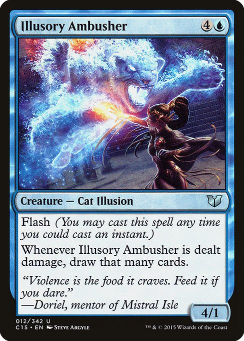 Illusory Ambusher - Commander 2015 - U - 12