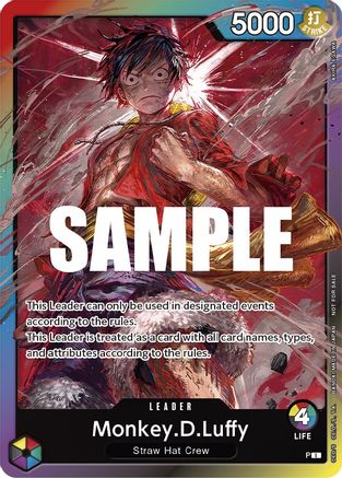 Monkey.D.Luffy (Leader Pack) (Sealed Battle 2023 Vol. 1) - One Piece Promotion Cards - PR