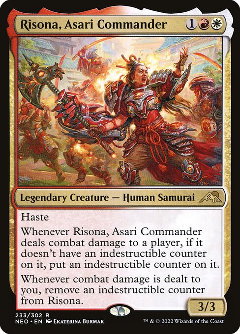 Risona, Asari Commander - Kamigawa: Neon Dynasty - R - 233