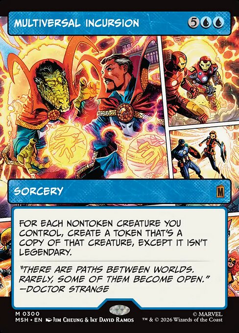 Multiversal Incursion (Borderless) - Marvel Super Heroes - M - 300