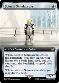 Solemn Simulacrum (Extended Art) - Universes Beyond: Doctor Who - R - 480