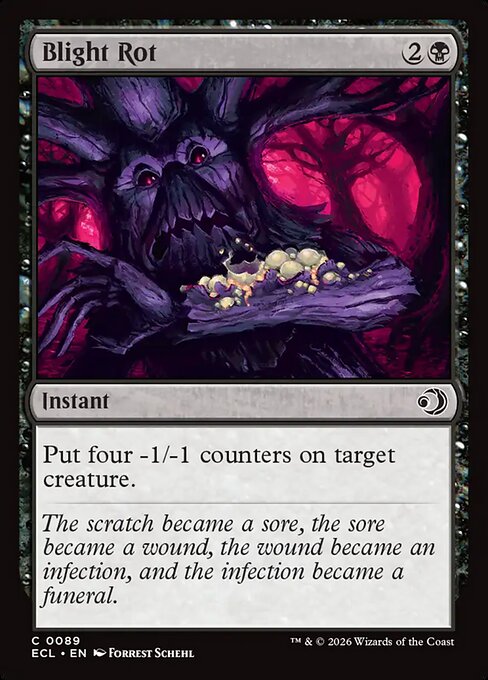 Blight Rot - Lorwyn Eclipsed - C - 89