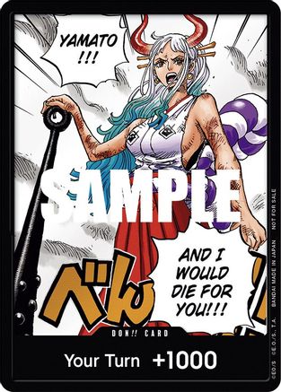 DON!! Card (Yamato) (1st Anniversary DON!! Card Pack) - One Piece Promotion Cards - DON!!