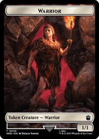 Warrior // Mark of the Rani Double-Sided Token - Universes Beyond: Doctor Who - T - 9 // 15