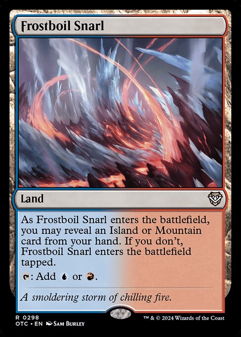 Frostboil Snarl - Commander: Outlaws of Thunder Junction - R - 298