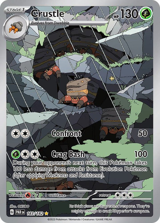 Crustle - 183/182 - SV04: Paradox Rift - Illustration Rare - 183/182