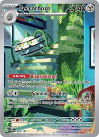 Ferrothorn - 209/182 - SV04: Paradox Rift - Illustration Rare - 209/182