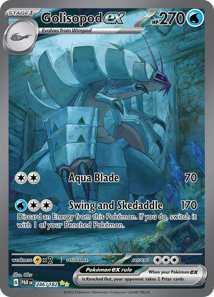 Golisopod ex - 246/182 - SV04: Paradox Rift - Special Illustration Rare - 246/182