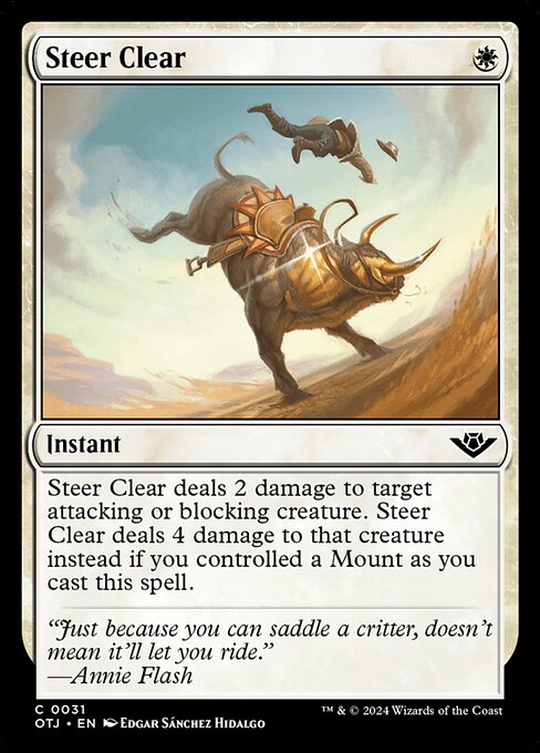 Steer Clear - Outlaws of Thunder Junction - C - 31