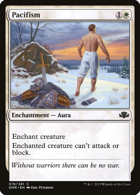 Pacifism - Dominaria Remastered - C - 19