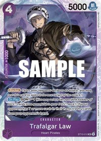 Trafalgar Law (010) - Ultra Deck: The Three Captains - SR - ST10-010