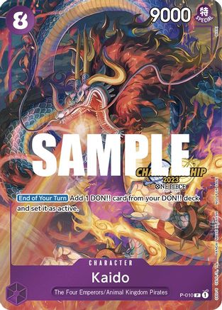 Kaido (CS 2023 Celebration Pack) - One Piece Promotion Cards - PR - P-010