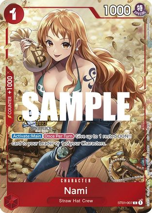 Nami (CS 2023 Celebration Pack) - One Piece Promotion Cards - C - ST01-007