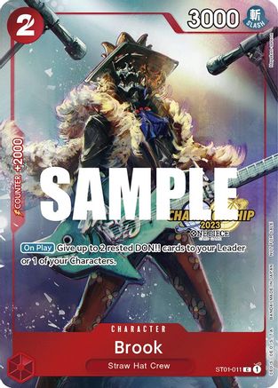 Brook (CS 2023 Celebration Pack) - One Piece Promotion Cards - C - ST01-011