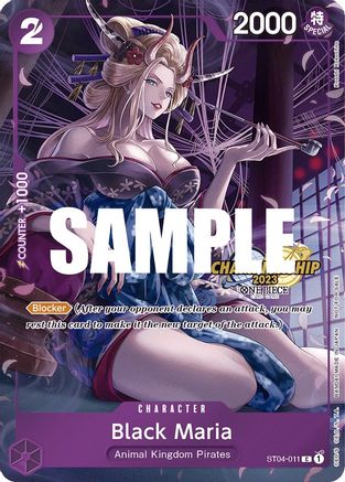 Black Maria (CS 2023 Celebration Pack) - One Piece Promotion Cards - C - ST04-011