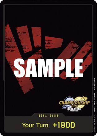 DON!! Card (CS 2023 Celebration Pack) - One Piece Promotion Cards - DON!!
