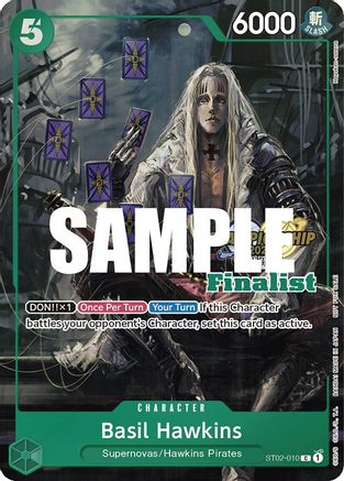 Basil Hawkins (CS 2023 Top Players Pack) [Finalist] - One Piece Promotion Cards - C - ST02-010