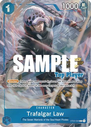 Trafalgar Law (CS 2023 Top Players Pack) - One Piece Promotion Cards - C - ST03-008