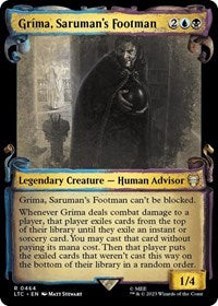 Grima, Saruman's Footman (Showcase Scrolls) - Commander: The Lord of the Rings: Tales of Middle-earth - R - 464