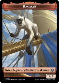 Ragavan // Treasure Double-Sided Token - Commander: The Lost Caverns of Ixalan - T - 7 // 18