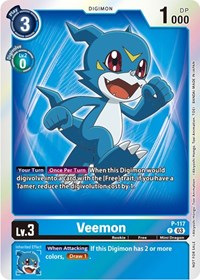 Veemon - P-117 (Tamer Party Pack -The Beginning- Ver. 2.0) - Digimon Promotion Cards - Promo - P-117 P