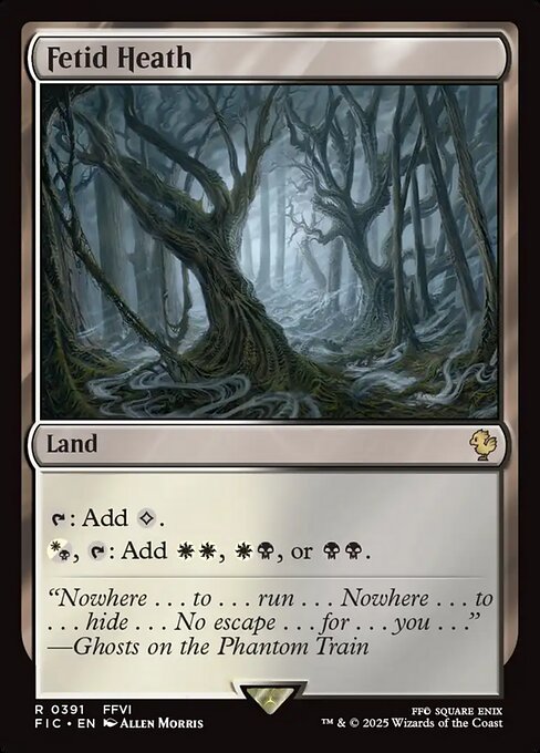 Fetid Heath (Surge Foil) - Commander: FINAL FANTASY - R - 391