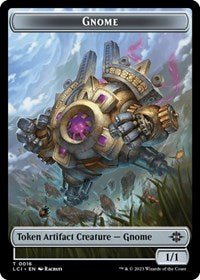 Gnome // Gnome Soldier Double-Sided Token - The Lost Caverns of Ixalan - T - 16 // 3