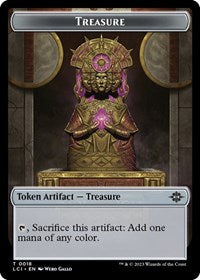 Treasure (0018) // Fungus Double-Sided Token - The Lost Caverns of Ixalan - T - 18 // 7