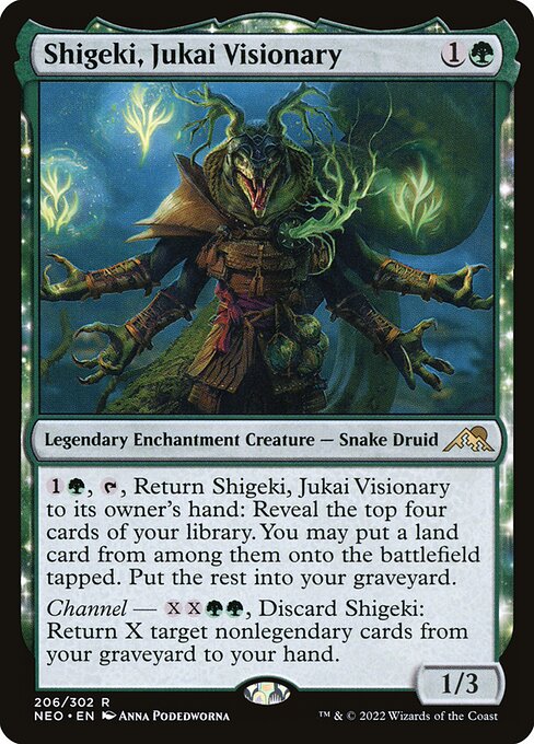 Shigeki, Jukai Visionary - Kamigawa: Neon Dynasty - R - 206