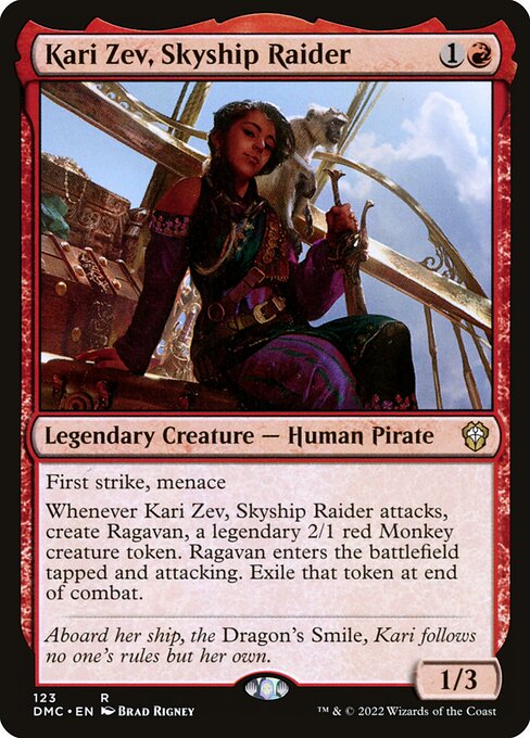 Kari Zev, Skyship Raider - Commander: Dominaria United - R - 123