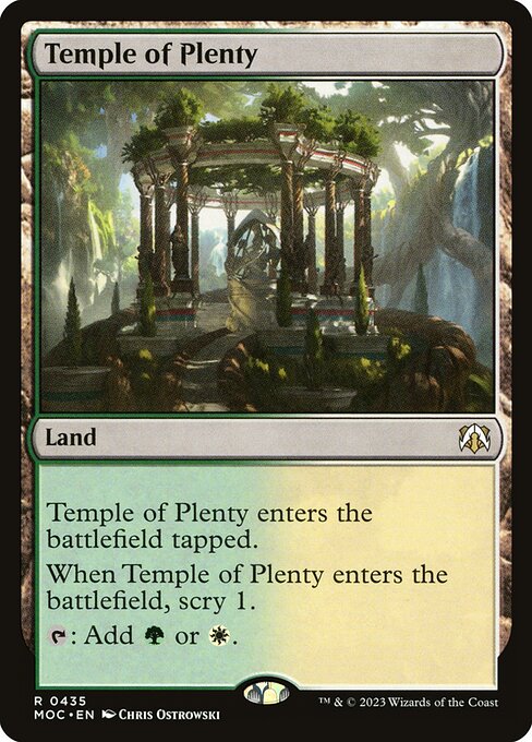 Temple of Plenty - Commander: March of the Machine - R - 435