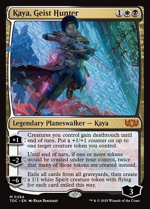 Kaya, Geist Hunter - Commander: Tarkir: Dragonstorm - M - 294