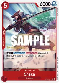 Chaka - Awakening of the New Era: 1st Anniversary Tournament Cards - UC - OP05-008