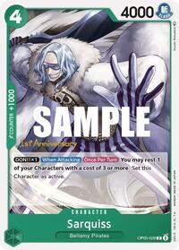Sarquiss - Awakening of the New Era: 1st Anniversary Tournament Cards - C - OP05-026