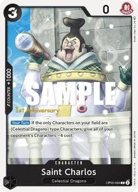 Saint Charlos - Awakening of the New Era: 1st Anniversary Tournament Cards - C - OP05-084